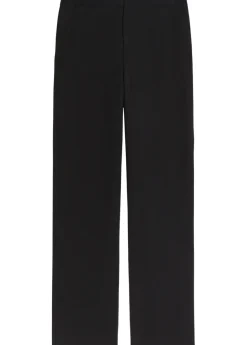 Vida straight-leg crepe trousers