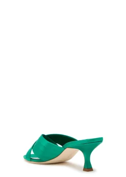Vieramul 50 cross-over satin mules