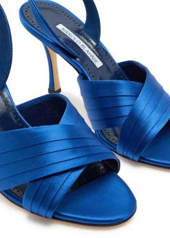 Vierasan 90 satin slingback sandals