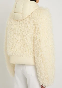 Vigiers padded faux fur jacket