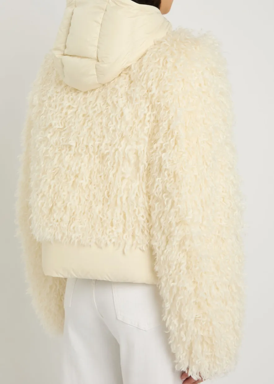 Vigiers padded faux fur jacket