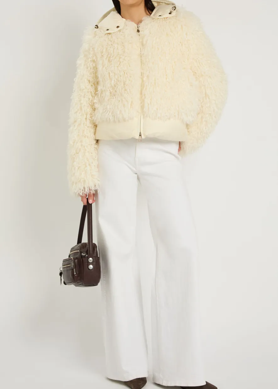 Vigiers padded faux fur jacket