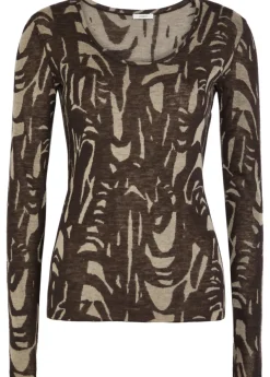Villa patterned cashmere top