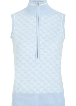 Vincent logo-monogrammed stretch-knit top