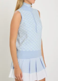Vincent logo-monogrammed stretch-knit top