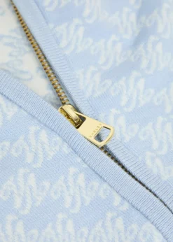 Vincent logo-monogrammed stretch-knit top