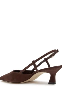 Vinnie 50 suede slingback pumps