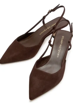 Vinnie 50 suede slingback pumps