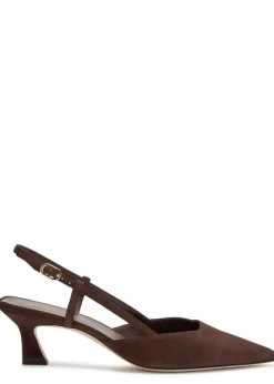 Vinnie 50 suede slingback pumps