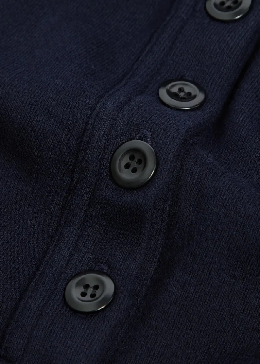 Vintage jersey polo sweatshirt