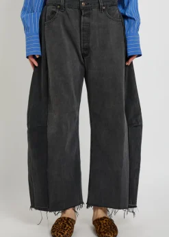 Vintage Lasso relaxed barrel-leg jeans
