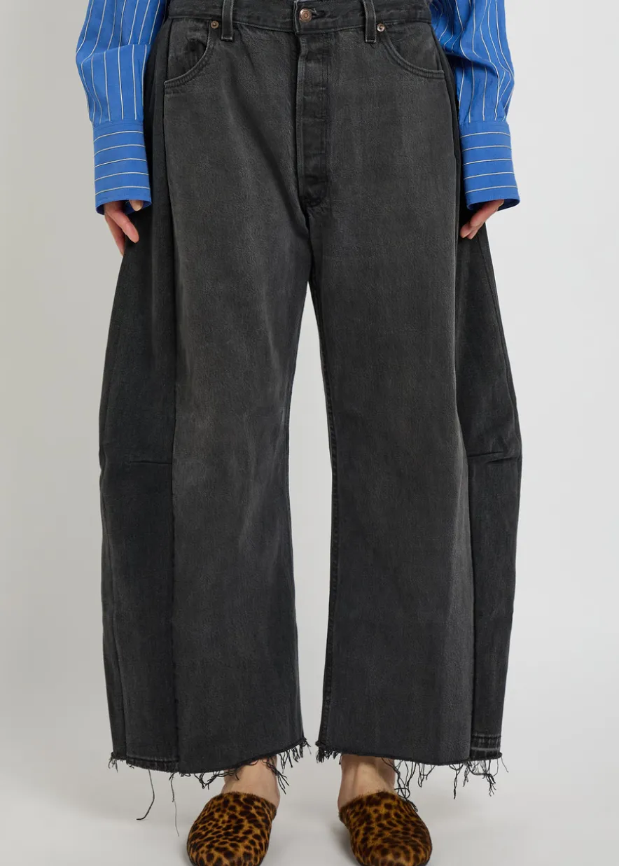 Vintage Lasso relaxed barrel-leg jeans