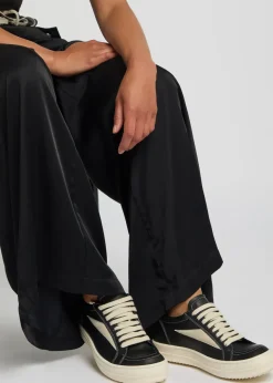Vintage panelled brushed suede sneakers