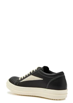 Vintage panelled brushed suede sneakers