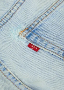 Vintage Reworked Culotte panelled wide-leg jeans