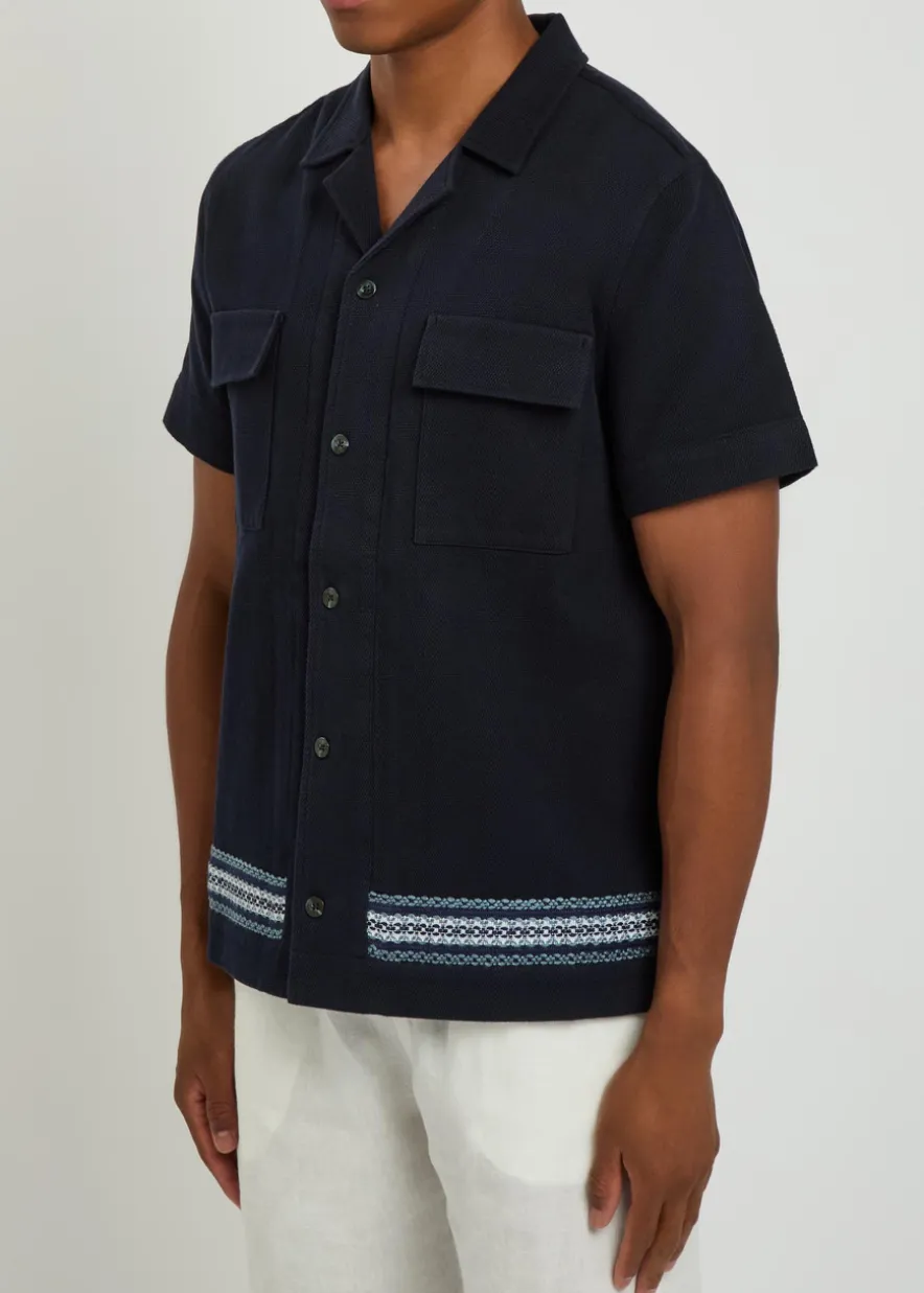 Vireo piqué cotton shirt