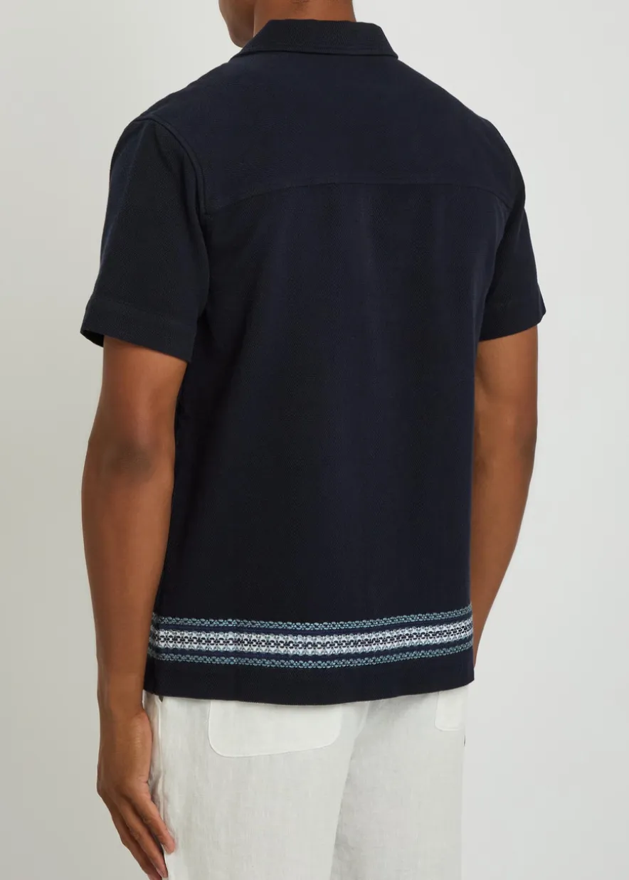 Vireo piqué cotton shirt