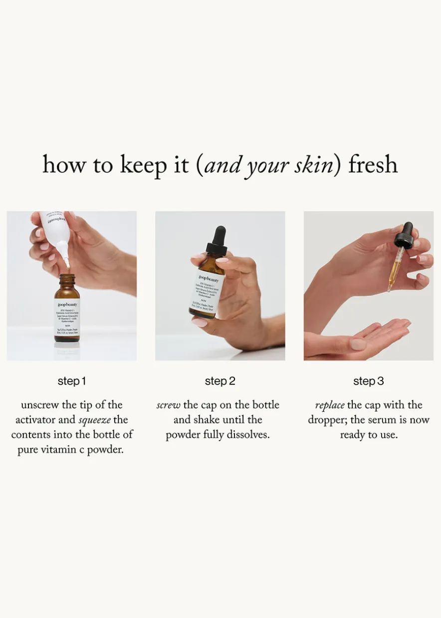 20% Vitamin C and Hyaluronic Acid Glow Serum