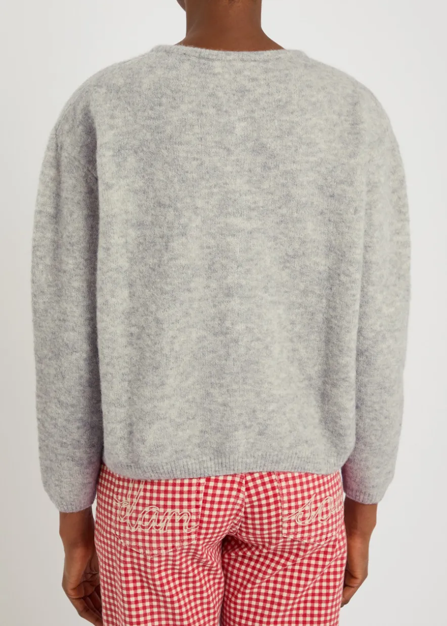 Vitow brushed-knit cardigan