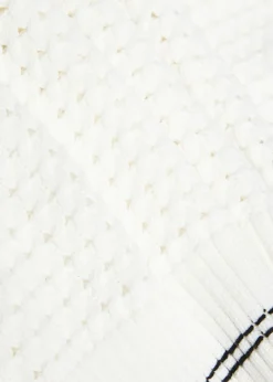 Vittoria hooded open-knit cotton jumper