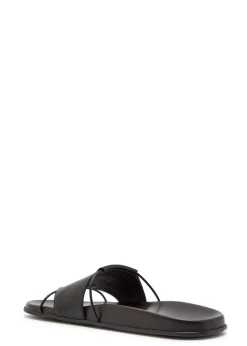 Vivienne leather sliders