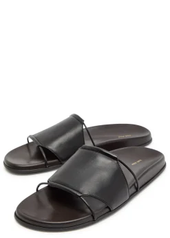 Vivienne leather sliders
