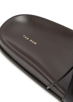 Vivienne leather sliders