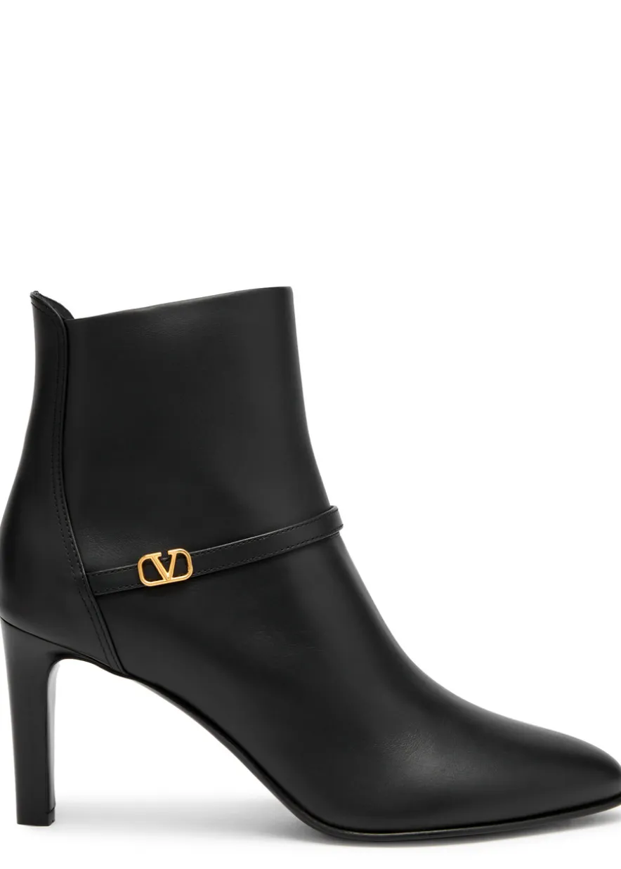 75 Vlogo leather ankle boots