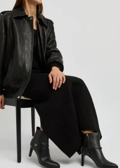 75 Vlogo leather ankle boots