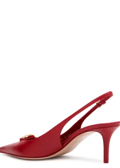 60 Vlogo leather slingback pumps