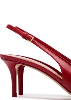 60 Vlogo leather slingback pumps