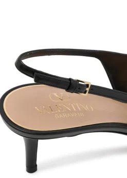 60 Vlogo leather slingback pumps