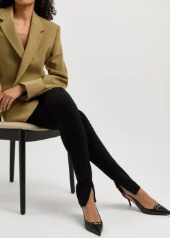60 Vlogo leather slingback pumps