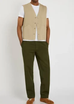 V-neck cotton vest