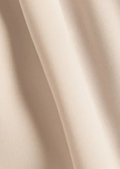 V-neck satin-crepe top