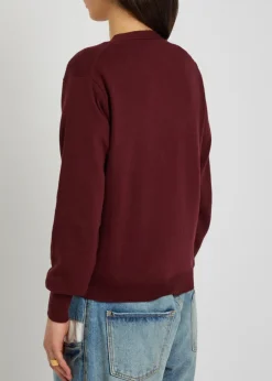 V-neck wool cardigan