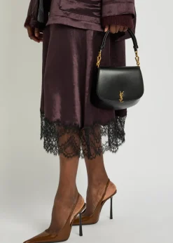 Voltaire mini leather top handle bag