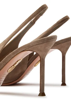 Voltaire 85 suede slingback pumps