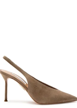Voltaire 85 suede slingback pumps