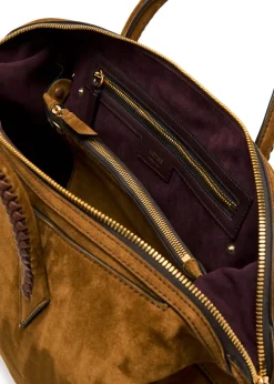 Vérité City suede top handle bag