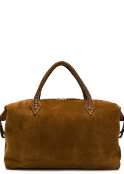 Vérité City suede top handle bag