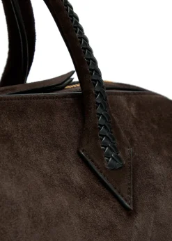 Vérité City suede tote bag