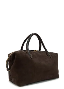 Vérité City suede tote bag