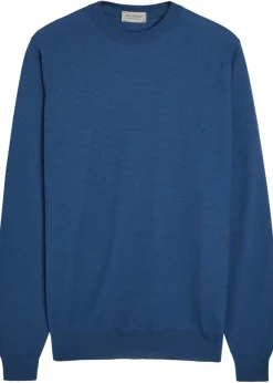 Waffle merino wool jumper