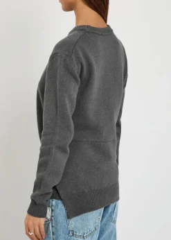 Waist Tie wool-blend jumper
