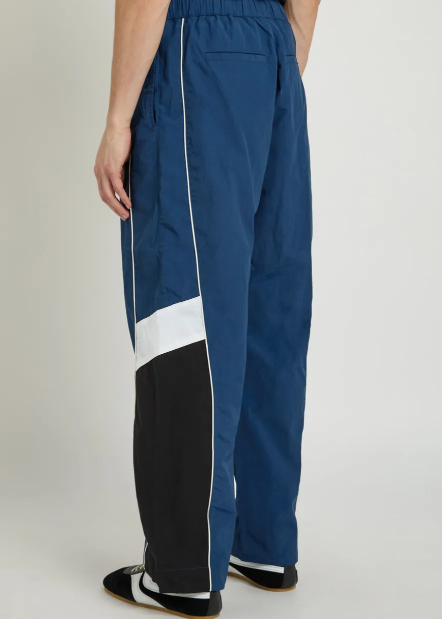 Warm Up panelled shell track pants
