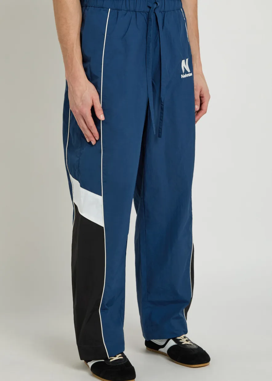 Warm Up panelled shell track pants