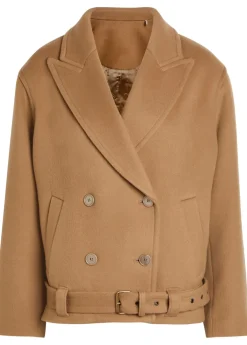 Warna belted wool and cashmere-blend jacket