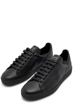 Warwick grained leather sneakers