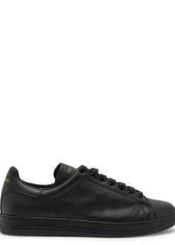 Warwick grained leather sneakers